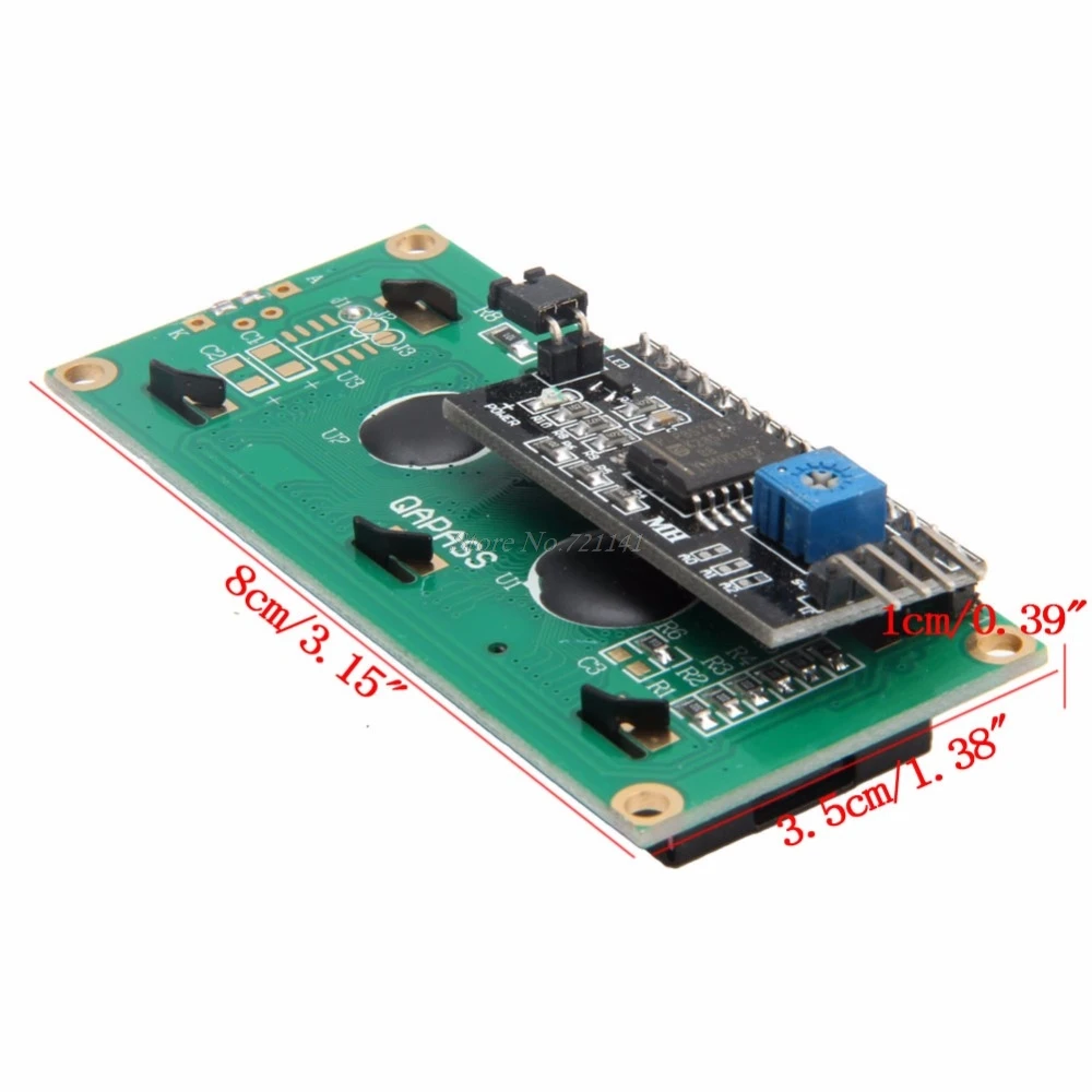 Модуль ЖК дисплея Blue 1602 2A HD44780 Raspberry PI лидер продаж Прямая поставка|Светодиодные