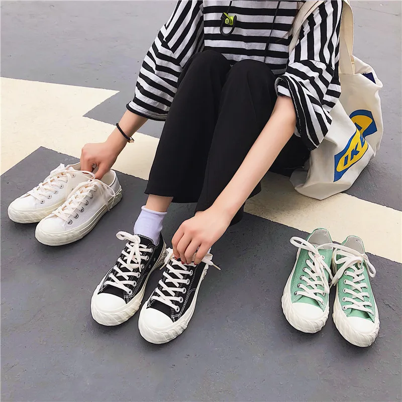 new men Canvas Shoes Flat Platform Loafers Vulcanize Shoes men Casual Pumps Neutral Fashion Classic Designer Br