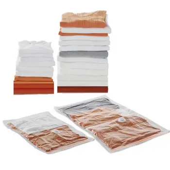 

OUNONA 4pcs 50*70cm Durable Travel Vacuum Compressed Space-Saving Storage Bags For Clothes Bedroom Cloest