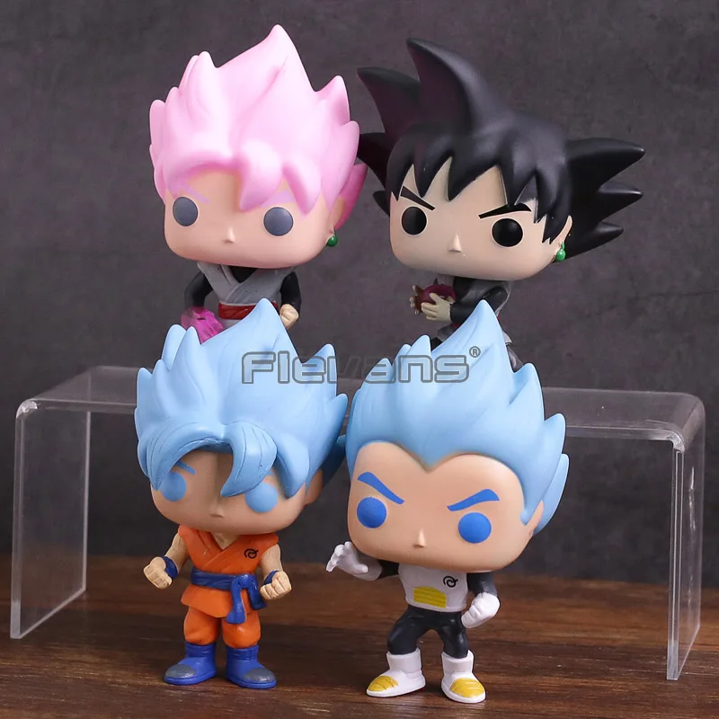 4 шт./компл. Dragon Ball Z Super Saiyan vegeta God Son Goku виниловые фигурки Куклы Модель Коллекция игрушек