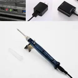 Портативный с питанием от USB Электрический припой для паяльника ручка сварочный пистолет ручные инструменты комплект быстрый нагрев
