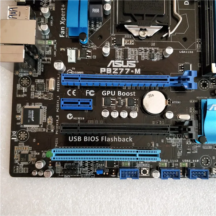 Оригинальная материнская плата для ASUS P8Z77-M LGA 1155 DDR3 32GB DVI VGA HDMI USB2.0 USB3.0 Z77 настольная материнская плата