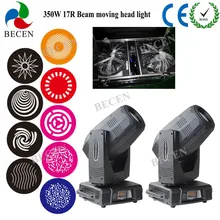 350W 17R Beam Moving Head Lights Spot Beam wash 3in1 Moving Light 3D Effect 2pcs/fly case