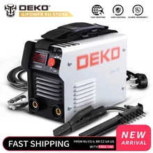 DEKO DKA серии IGBT инверторный дуговой Электрический сварочный аппарат 220V MMA сварочный аппарат для сварочных работ и электрических работ