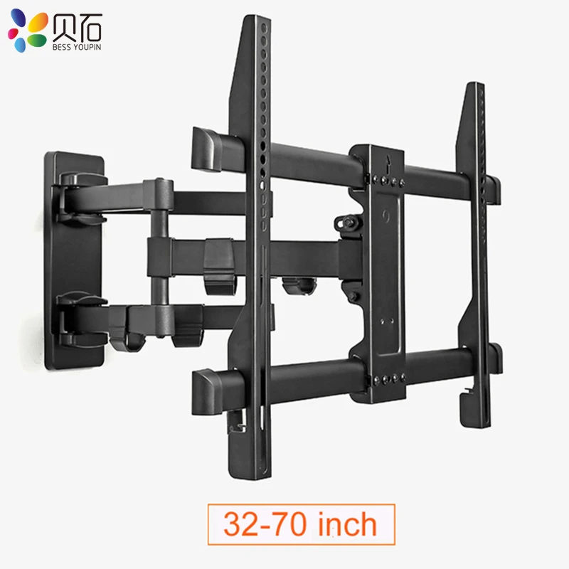 Soporte de TV con Movimiento Total para Pared - Bracket de Pared de  Servicio Pesado para TV VESA de 32 a 75 Pulgadas (75kg) - Brazo Articulado