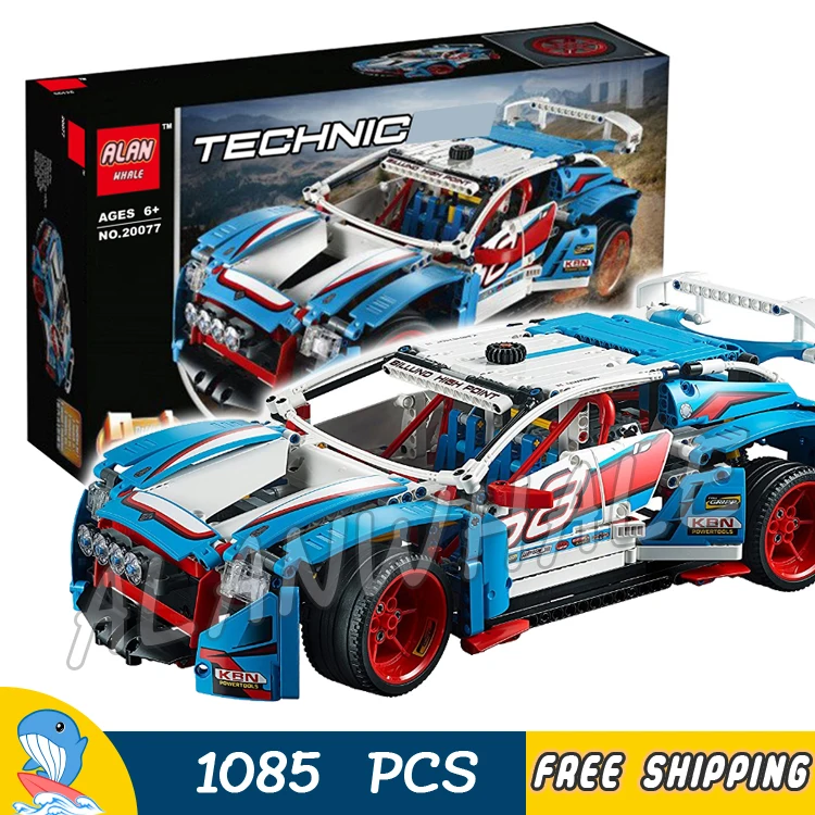 

1085pcs 2in1 Techinic Advanced Rally Car High-speed Buggy 20077 Model Building Blocks Assemble Toys Bricks Compatible With lego