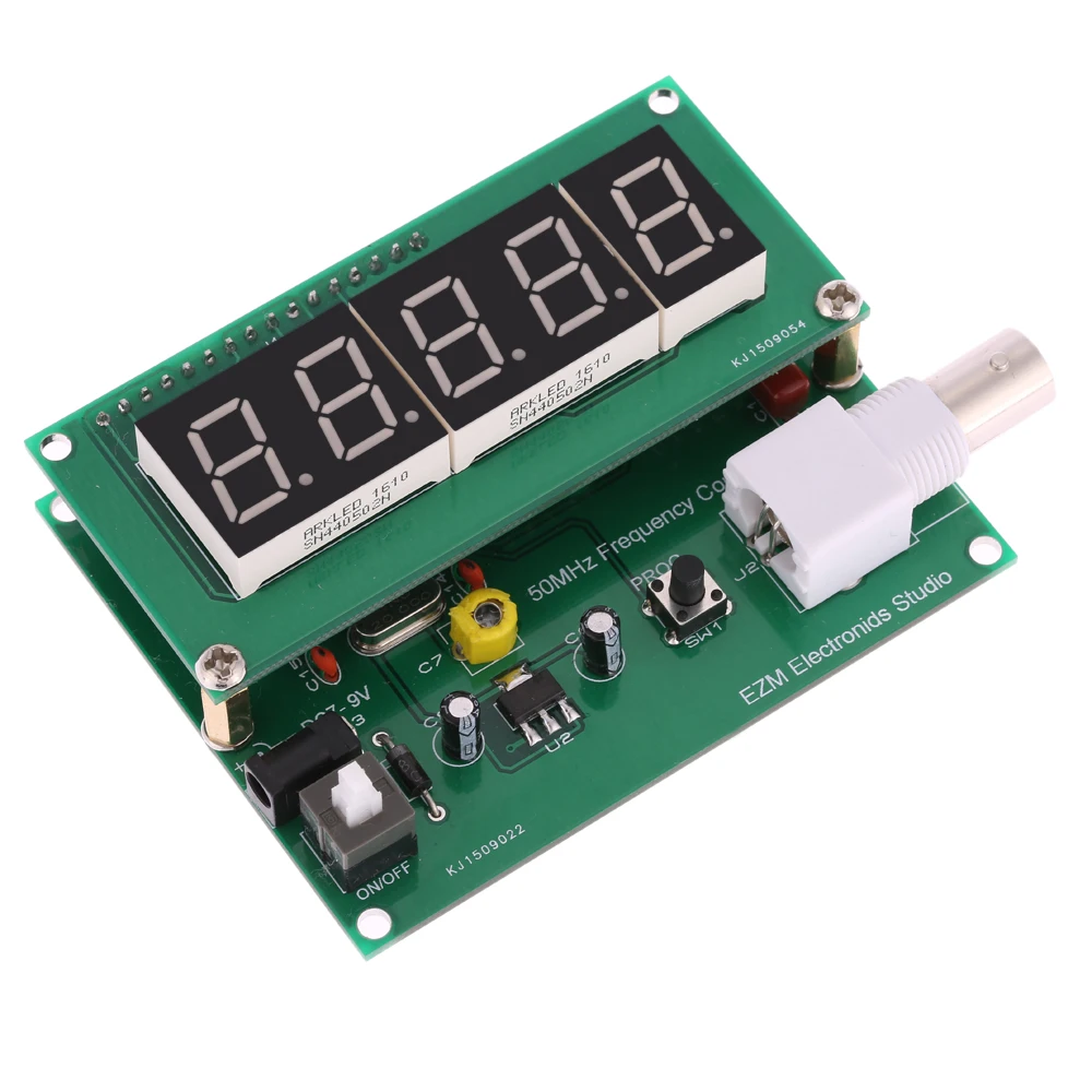 

1Hz-50MHz cymometer Frequency Meter Counter High Sensitivity frequency counter Measurement Tester Module 7V-9V 50mA