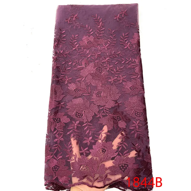 

Cheap Lace Fabric Embroidery Fabric 2019 Tulle Lace African Lace Fabrics Nigerian Tulle QF1844B