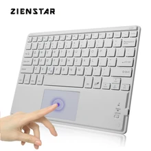 Zienstar 10 นิ้ว Universal Wireless Bluetooth แป้นพิมพ์ทัชแพดสำหรับ Samsung Tab/Microsoft/แท็บเล็ต Android/Windows(China)