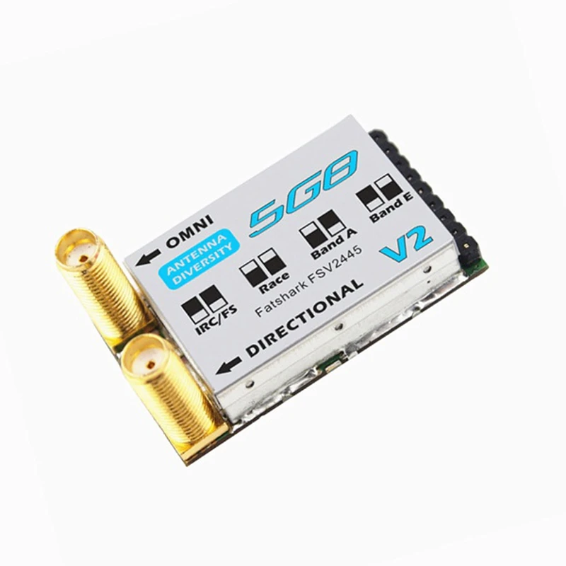 

In Stock Fatshark FSV2445 V2 32CH 5.8G Diversity Receiver Race Band for Dominator V1/V2/V3 HD Attitude V3