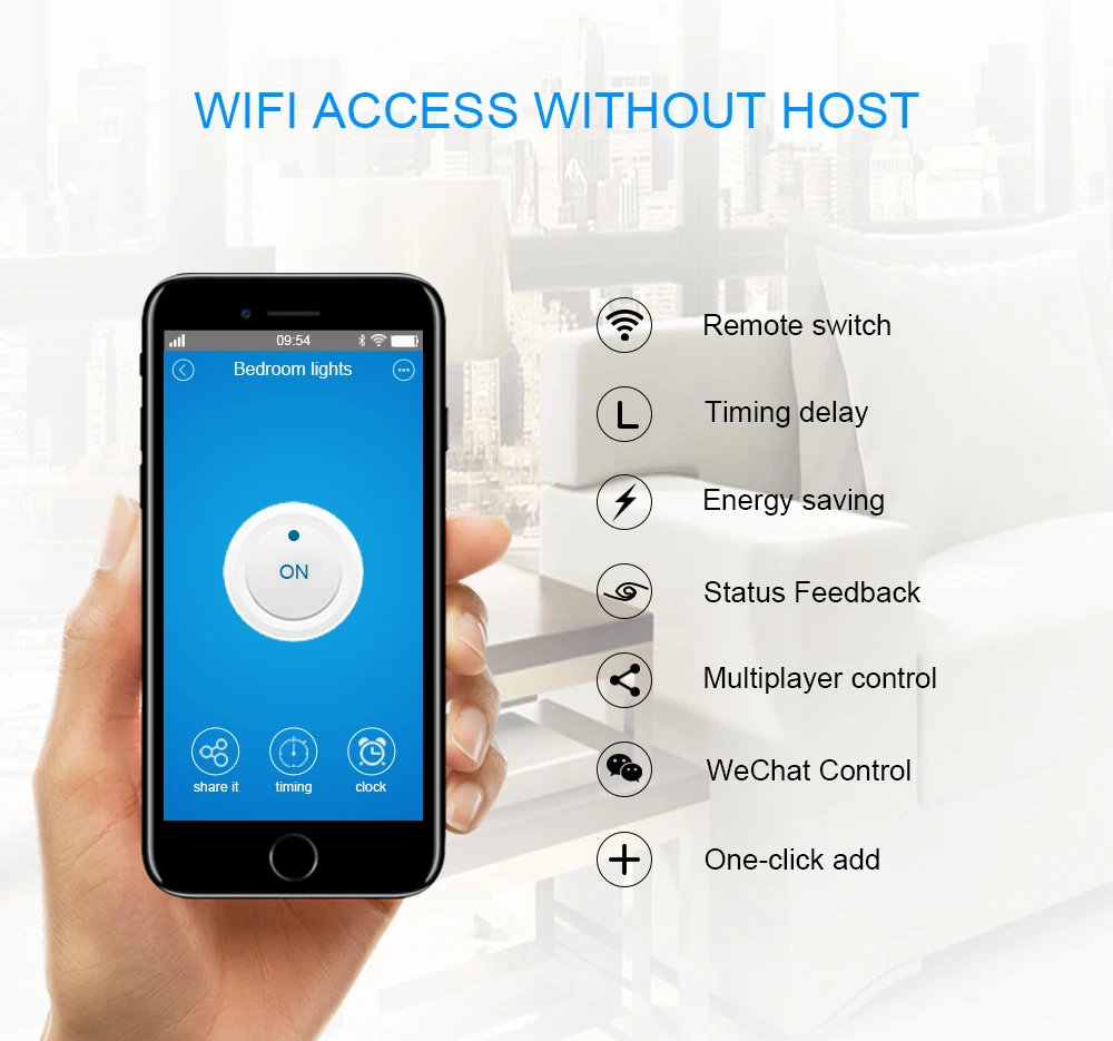 Sonoff Basic беспроводной wi-fi-переключатель для умный дом автоматизация релейный модуль пульт дистанционного управления IOS Android с Руководство