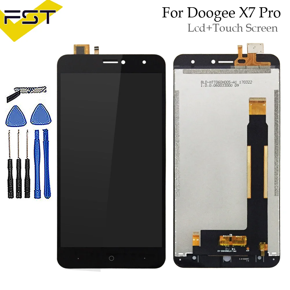 Дешево Для Doogee X7 X7 Pro ЖК дисплей + сенсорный экран 6,0