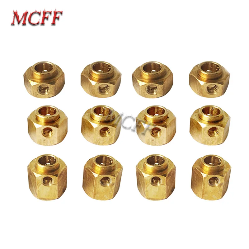 

1Set 6/8/9/10/11/12MM Brass Heavier Wheel Hex Extended Adapter for RC Crawler TRX4 TRX-4 RC Crawler Car Accessories