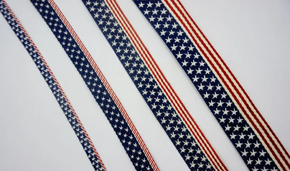 Жаккардовая лента с флагом 5 ярдов материалы ручной работы Свадебная подарочная