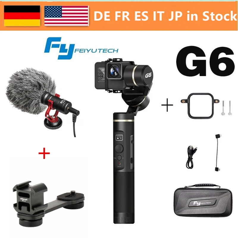Feiyutech Feiyu G6 Max 3 Axis Handheld Camera Gimbal Stabilizer