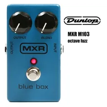 Данлоп синей коробке М103 MXR октав, 2 октавы вниз fuzz педаль гитарных 