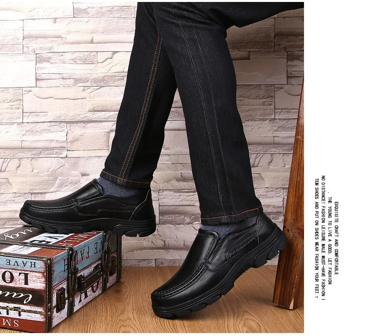 Обувь из натуральной кожи; мужская повседневная обувь из коровьей кожи; мужская деловая обувь высокого качества на плоской подошве; мужская обувь на шнуровке; Walkerpeak