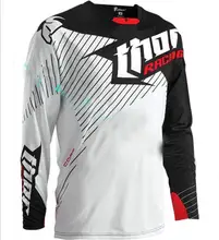 Thor velocidade para baixo FOX Camisa de corrida de moto cross country TLD secagem rápida longas mangas compridas andar de bicicleta terno