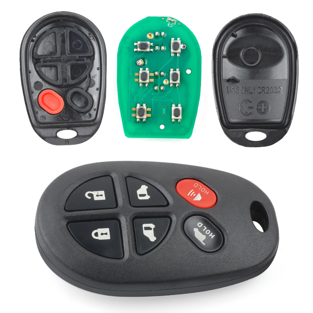 KEYECU для Toyota Sienna 2004 2005 06 07 08 09 2010 2011 12 13 14 15 16 2017 2018 Брелок дистанционного запуска без