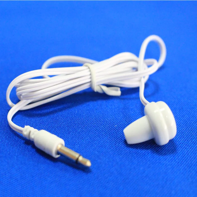 

Linhuipad Patient in-ear single side mono earphones hospital tv hearing Aid earbud disposable radio earphone 3000pcs/lot