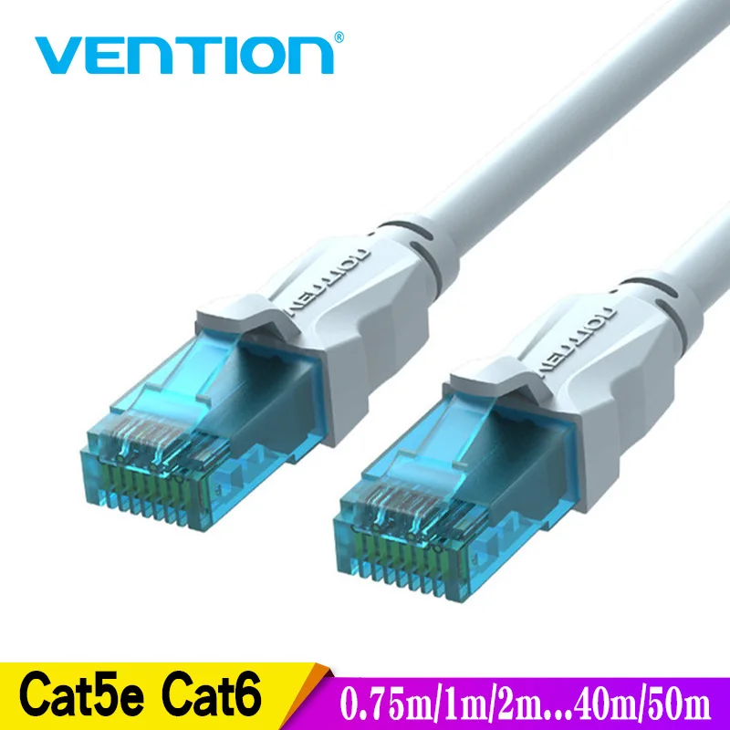 Ethernet кабель Vention Cat5e Lan UTP CAT 6 RJ 45 сетевой 10 м/20 м/40 м Соединительный шнур для