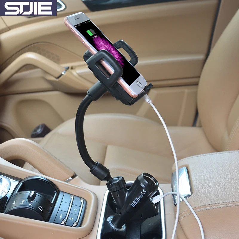 STJIE universal car mobile phone holder adjustable stand phone support