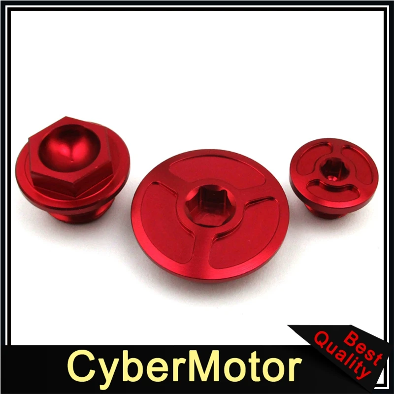CNC Engine Timing Oil Filter Plugs For Honda XR250 Baja Motard TRX400EX TRX450R/ER CRF150R CRF250R CRF450R CRF450X