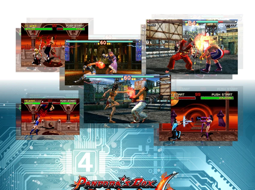 1800 in 1 Pandora Box 6 HD Multi Arcade Board 1300/1600 in1 support HDMI/VGA/CGA Pandora 5 Arcade Machine Cabinet Can add games