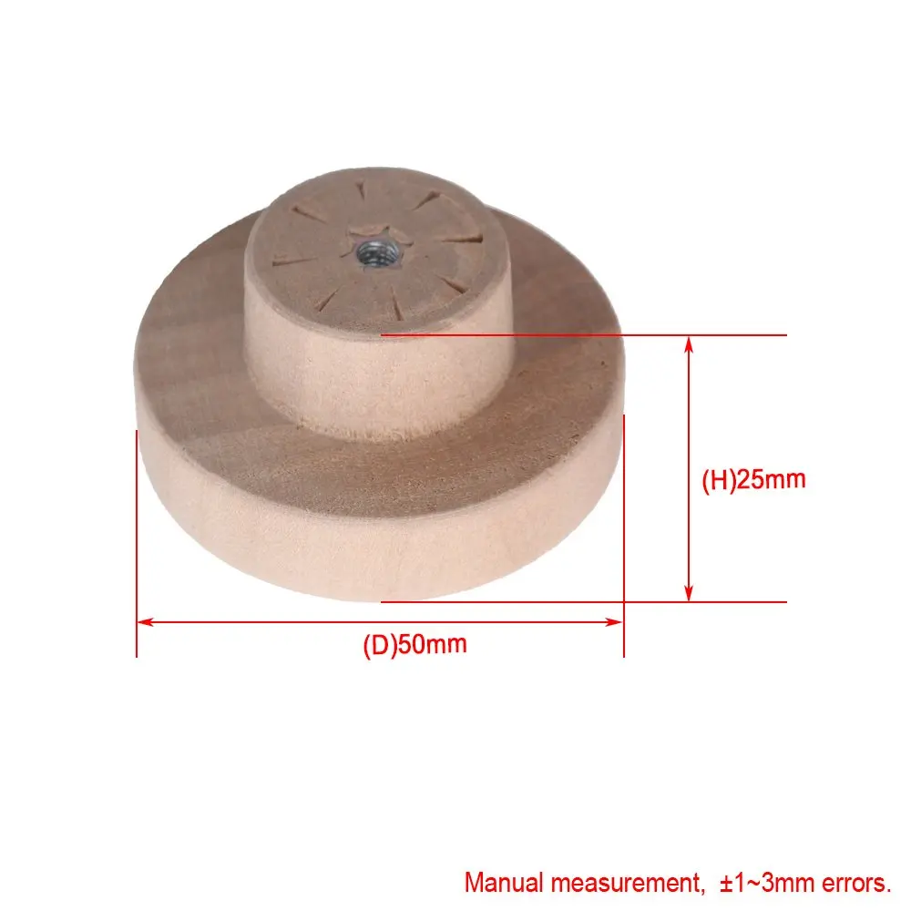 20 шт. домашний Аксессуар 50x25 мм деревянная фурнитура круглые ручки для шкаф ящик комод дверь шкафа