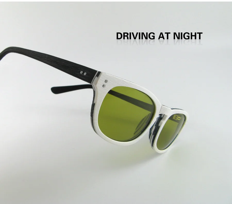 Водительские очки ночного видения, поляризованные солнцезащитные очки, белая большая коробка, солнцезащитный козырек, индивидуальные солнцезащитные очки, женские очки для улицы