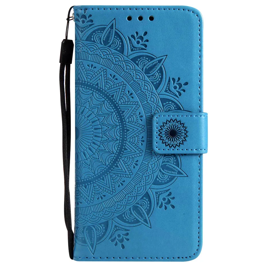 Из искусственной кожи с откидной крышкой чехол для samsung Galaxy S5 S6 S4 S10 S7 край S10e S8 S9 плюс A3 A5 A8 Note 4 3 8 телефон сумка кошелек Чехол - Цвет: Blue