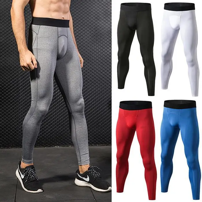 

Man Running Pants Compression Sports Fitness Leggings Quick Dry Basketball Training Football Trousers Long Pant Tights Jogger