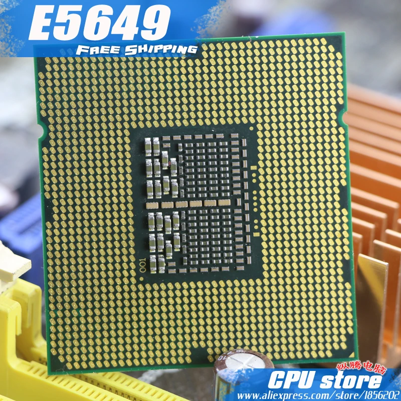ЦПУ процессор Intel Xeon E5649 2 53 ГГц/LGA1366/12 МБ/L3 80 Вт кэш/шестиядерный/серверный ЦП есть