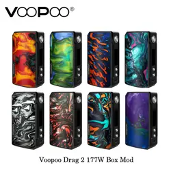 Электронная сигарета Voopoo Drag 2 177 Вт TC поле Mod GENE. FIT чип работает на Двойной 18650 батарея Vape испаритель комплект VS VOOPOO 157 Вт