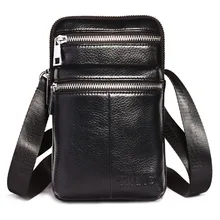 Мужские Хип бум ремень крюк на талию для сотового телефона поясная сумка через плечо из натуральной кожи тренд кошелек деловая сумка через плечо