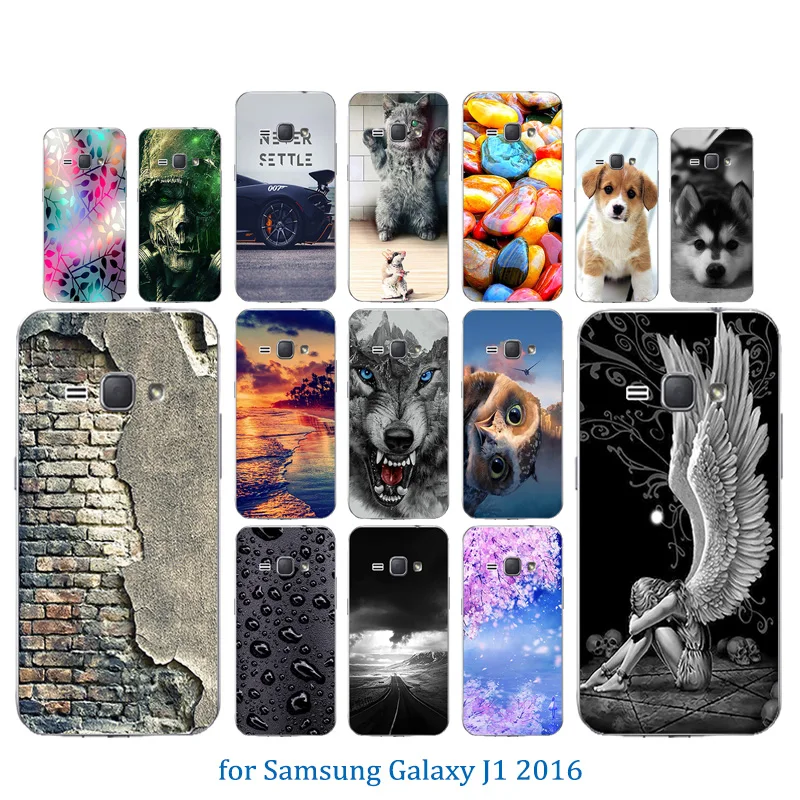 Роскошный чехол для телефона Samsung J1 2016 4 5-дюймовый мягкий гелевый силиконовый из