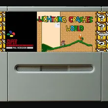 16Bit Games* LIGHTING CRASHES WORLD( PAL EUR Version