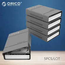 ORICO PHP-5S-GY Simple HDD Protecteur Boîte pour 3.5 “HDD Cas avec la Fonction Imperméable À L’eau-5 PCS/LOT-gris