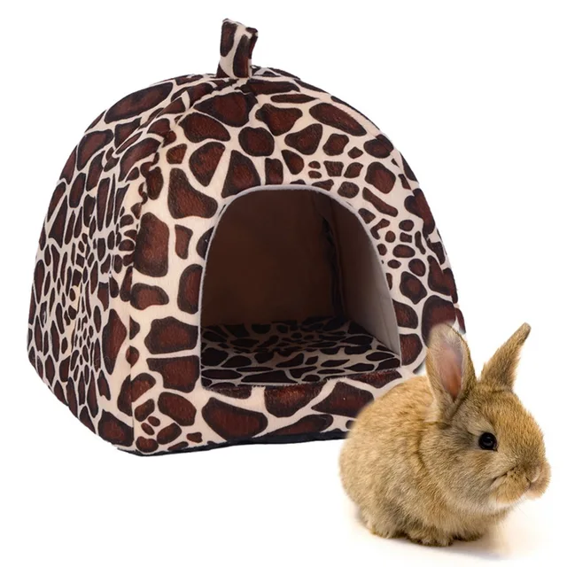Cute Small Animal Rabbit Guinea Pig Hamster house winter warm squirrel hedgehog chinchilla House cage Nest Hamster accessories