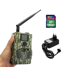 BOBLOV 16 ГБ GPRS и MMS Охота камера с дистанционным управлением дикой природы игра Трейл-камеры+адаптер+Антенна 39см SG550-12mHD