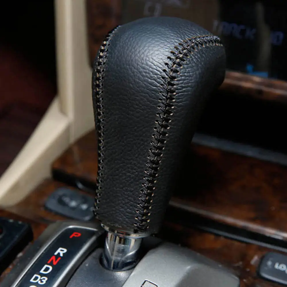Matte Wood Grain Console Gear Shift Knob Cover Trim Fit for Honda Accord 18-2020