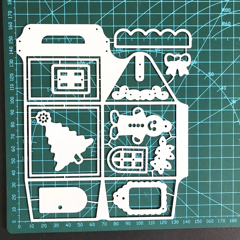 

N670 Box/House Metal cutting dies frame craft cutting die embossing stencil for handmade Paper card making scrapbooking