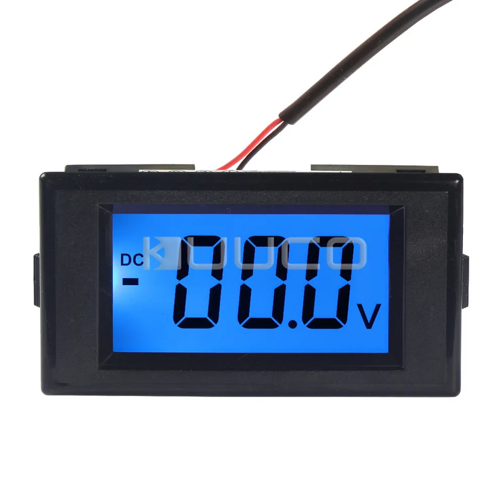 

Digital Voltmeter DC 0~500V Blue Backlight LCD Display Volt Meter AC/DC 12V Voltage Meter /Tester