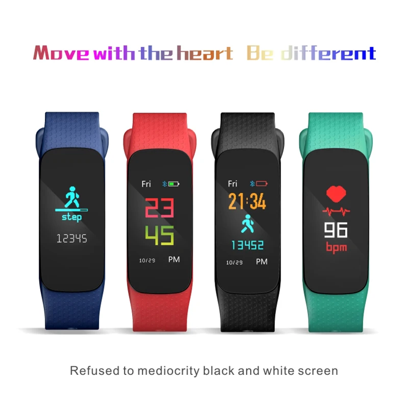 MAERKNON L6 Smart Watch IP67 Waterproof Exercise Heart Rate Monitor for Elderly Men and Women Handbands
