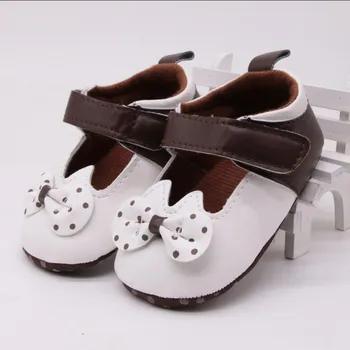 

New Fashion Baby Shoes Spring Autumn Patchwork Butterfly Decoration First Walkers Hot Selling White Pink Prewalkers