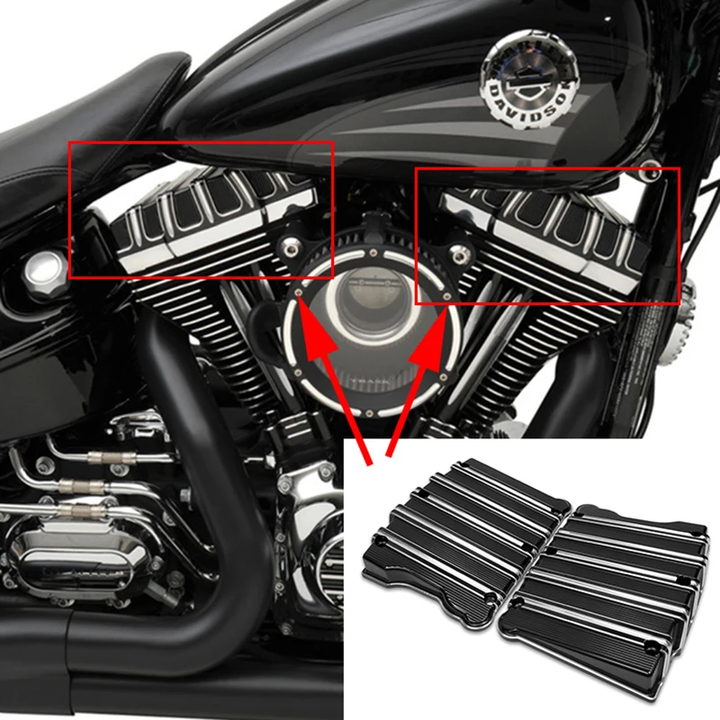 Мото части мотоциклетный рокер коробка верхняя крышка Алюминий для Harley Touring Electra Glid Dyna Fat Bob Softail Twim Cam 1999-17 16 15