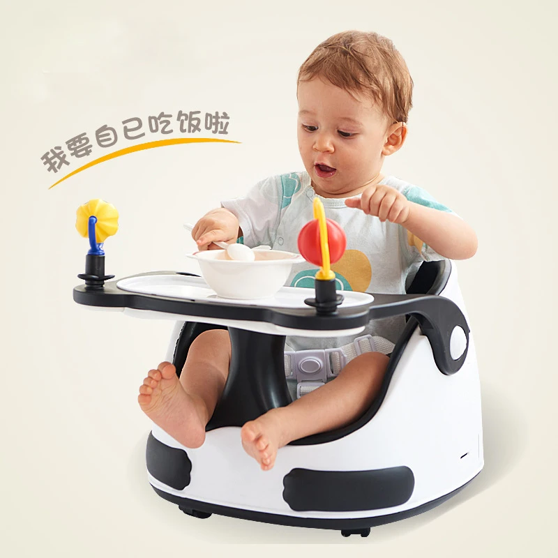 

Baby Dining Chair Collapsible Portable Multi-function Learning Sitting Multiple gears adjustable Table Chair Infant Chair