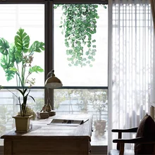 203*63 см 203*130 см декоративная оконная пленка матовая самоклеющаяся пленка витражная статическая для стеклянных наклеек для кухни