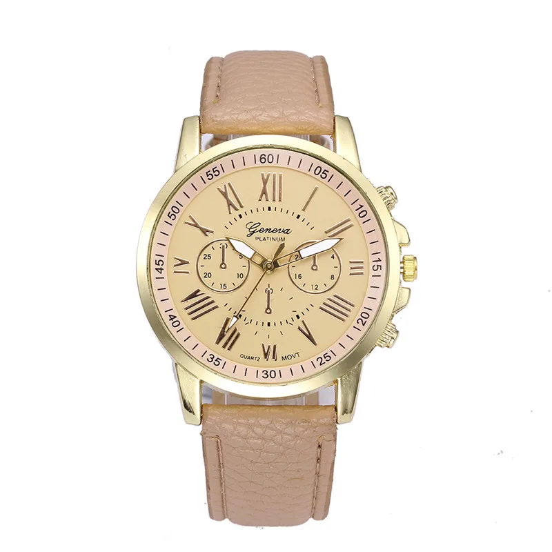 

2018 New Fashion Women Watches Roman Numerals Faux Leather Quartz Watch Women Men Casual Wrist Watch relogios feminino Hours 40