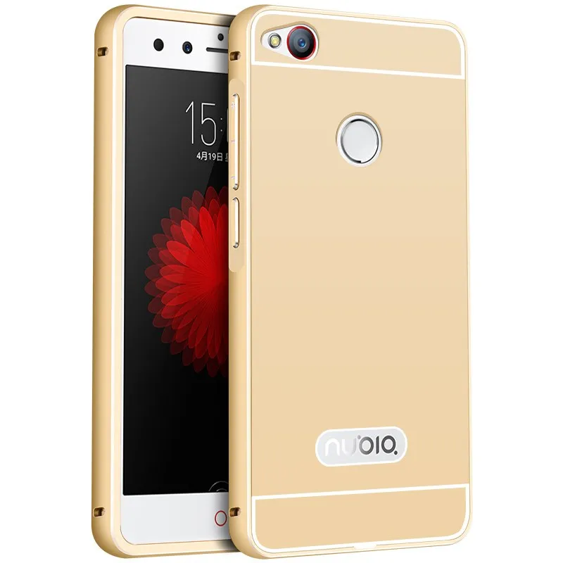 Для ZTE Nubia Z11 мини металлический корпус Алюминий бампер + PC акрил 2 в 1 задняя крышка